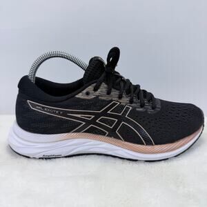 ASICS Gel-Excite 7 Womens Running Shoes Black Rose Gold 1012A562 Size 7.5